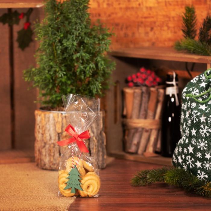 Fertigschleifen Clip rot 4,0 x 1,5cm